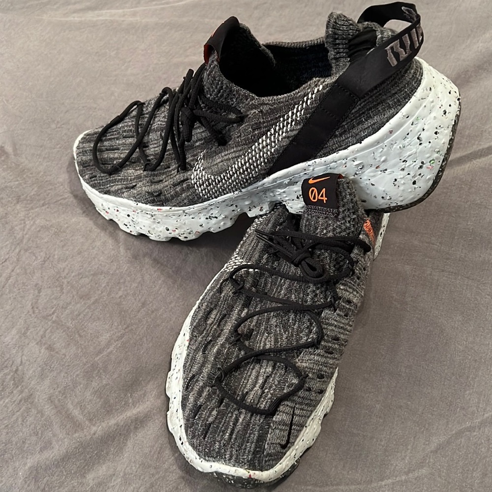 Nike Gray and Black Loafers